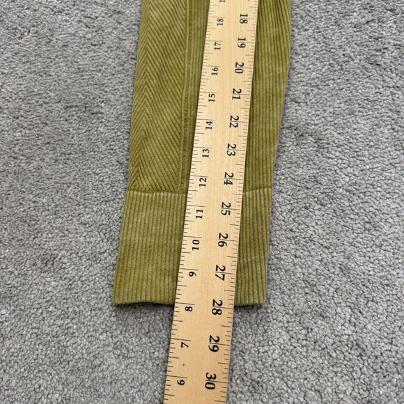 Pink By Victoria's Secret Active Ribbed Leggings Womens Medium Green Compression - Picture 11 of 16